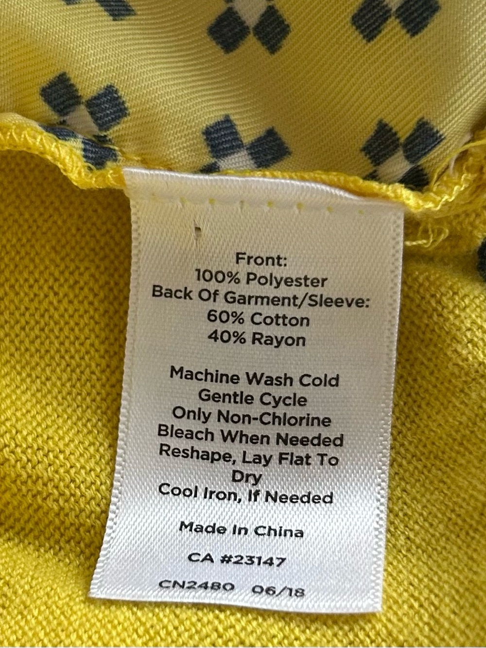 Talbots Women’s 2pc Yellow Cardigan and Shell Set. Size Large Petite. - Picture 8 of 9